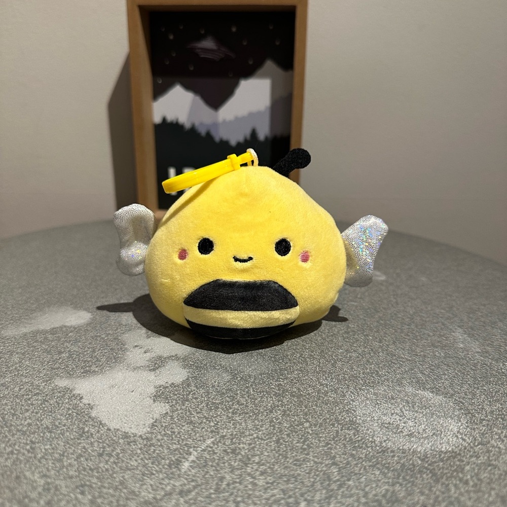 Squishmallow Bee Plush Keychain